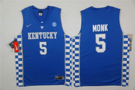 Maillot De Basket NCAA Kentucky wildcats Buddhist monk 5 Bleu